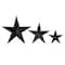 Brown Star Metal Farmhouse Outdoor Wall Décor Set, 3ct.